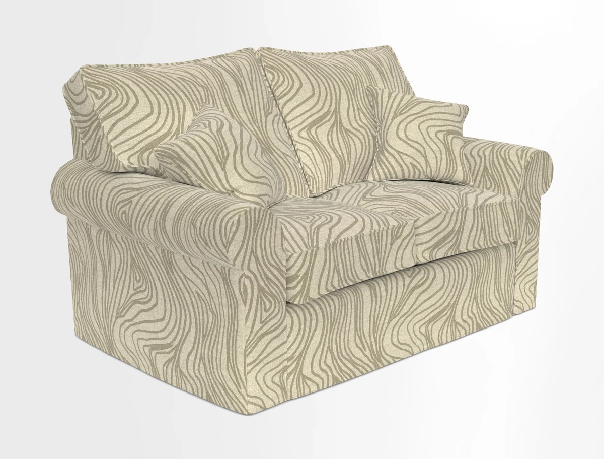 Upperton 2.5 Seater Sofa in Two Tone Plain Biscuit