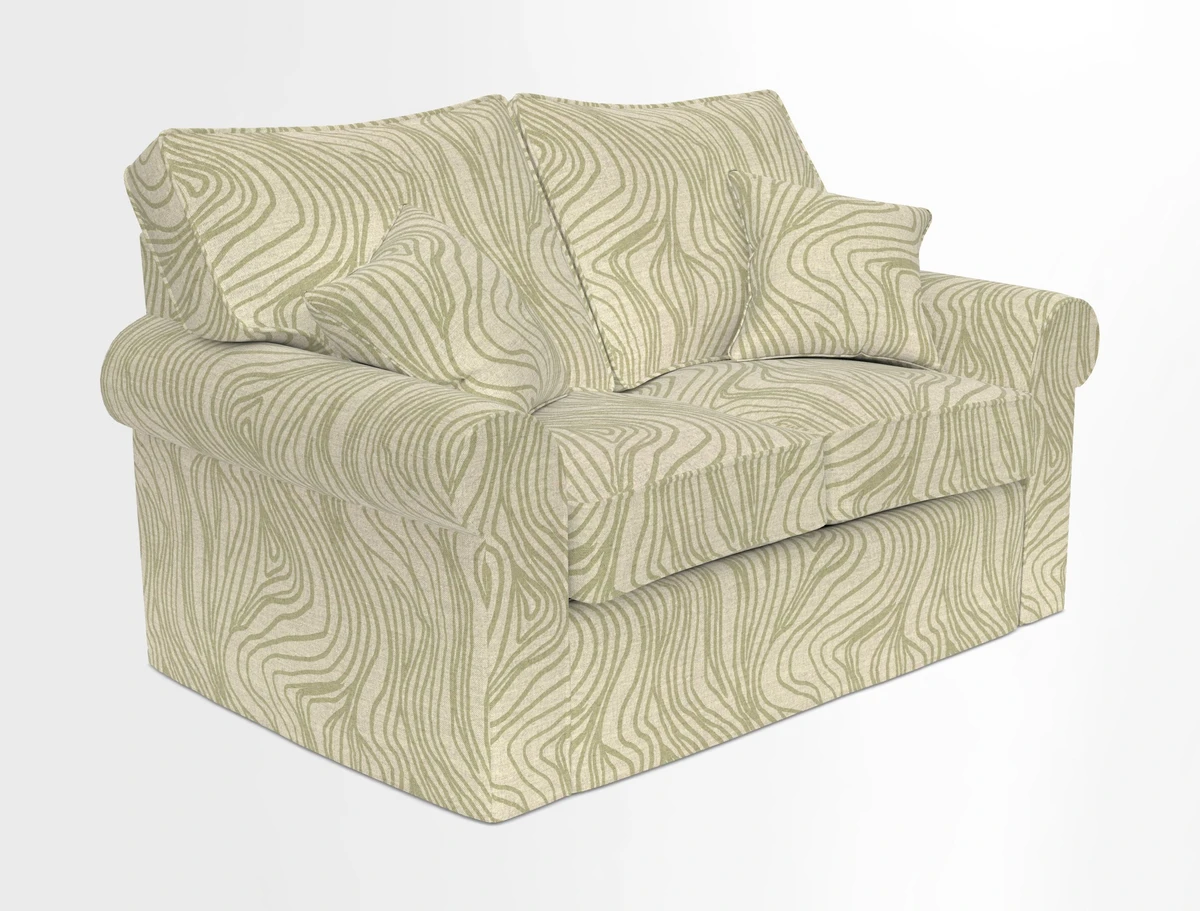 Upperton 2.5 Seater Sofa in Two Tone Plain Biscuit