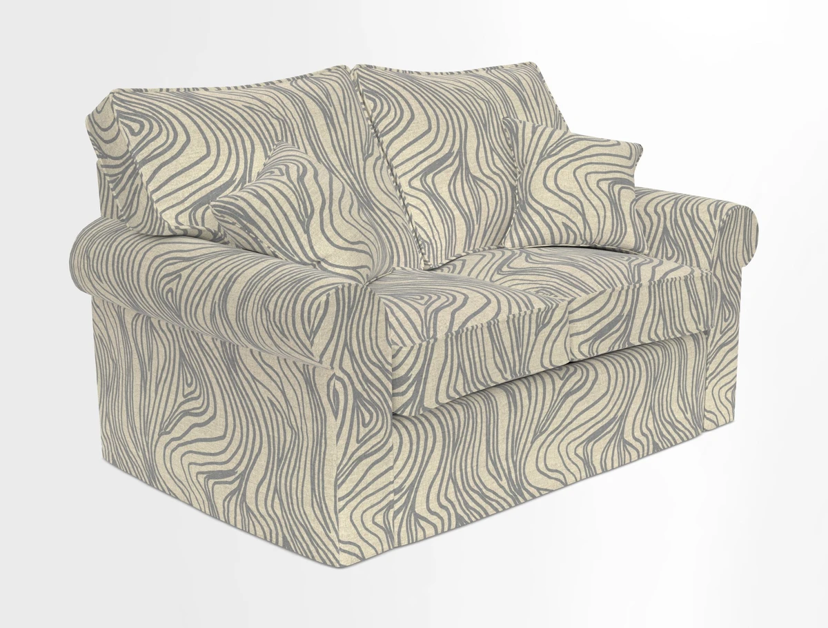 Upperton 2.5 Seater Sofa in Two Tone Plain Biscuit