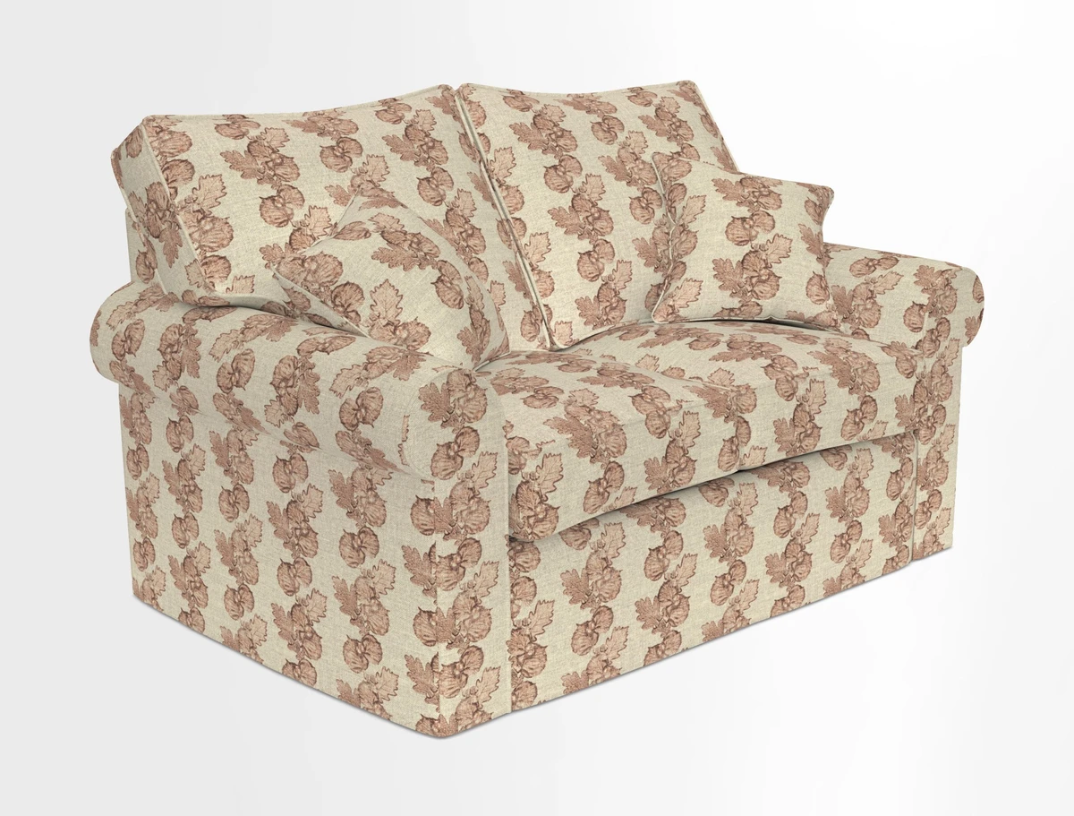 Upperton 2.5 Seater Sofa in Two Tone Plain Biscuit