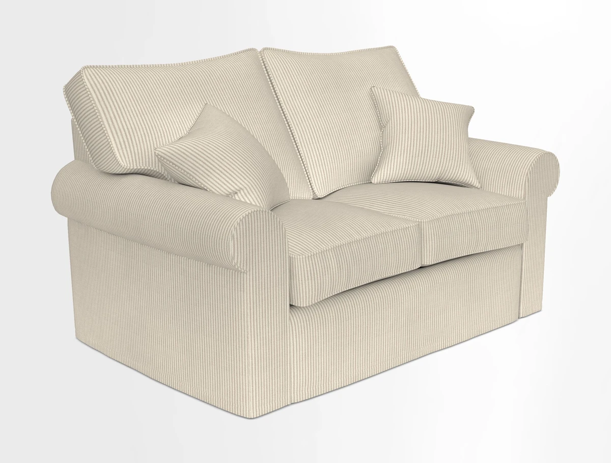 Upperton 2.5 Seater Sofa in Two Tone Plain Biscuit