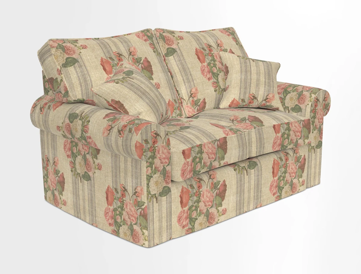 Upperton 2.5 Seater Sofa in Two Tone Plain Biscuit