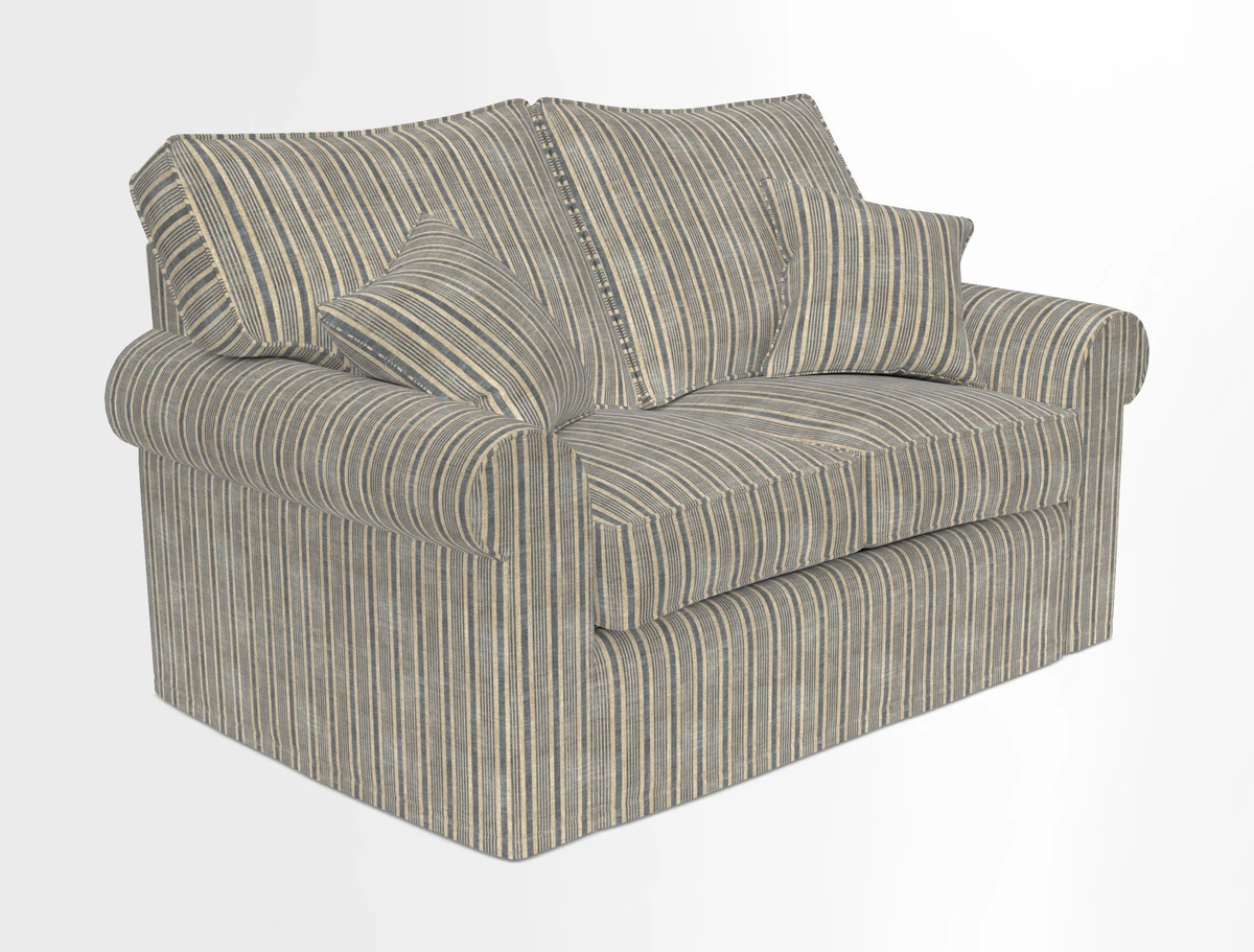 Upperton 2.5 Seater Sofa in Two Tone Plain Biscuit