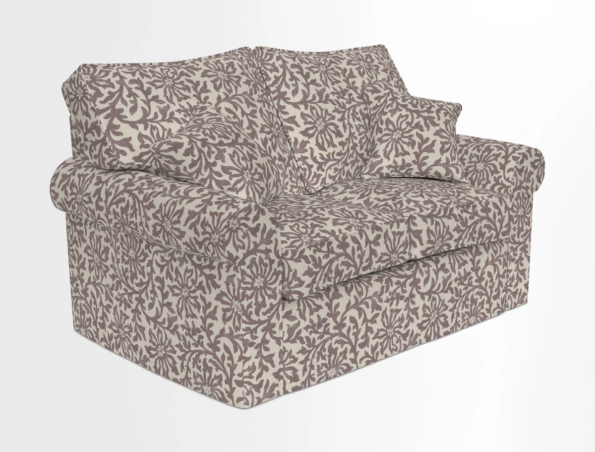 Upperton 2.5 Seater Sofa in Two Tone Plain Biscuit