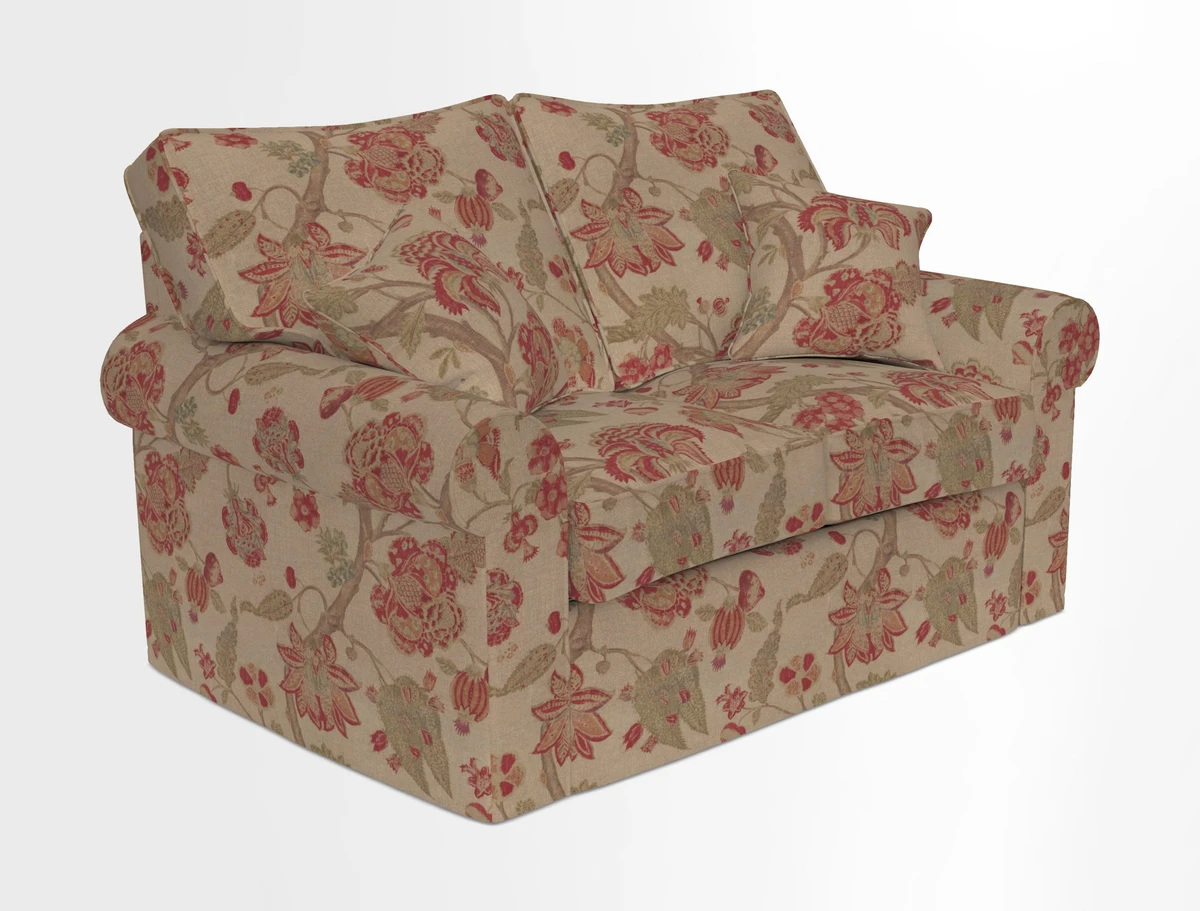 Upperton 2.5 Seater Sofa in Two Tone Plain Biscuit