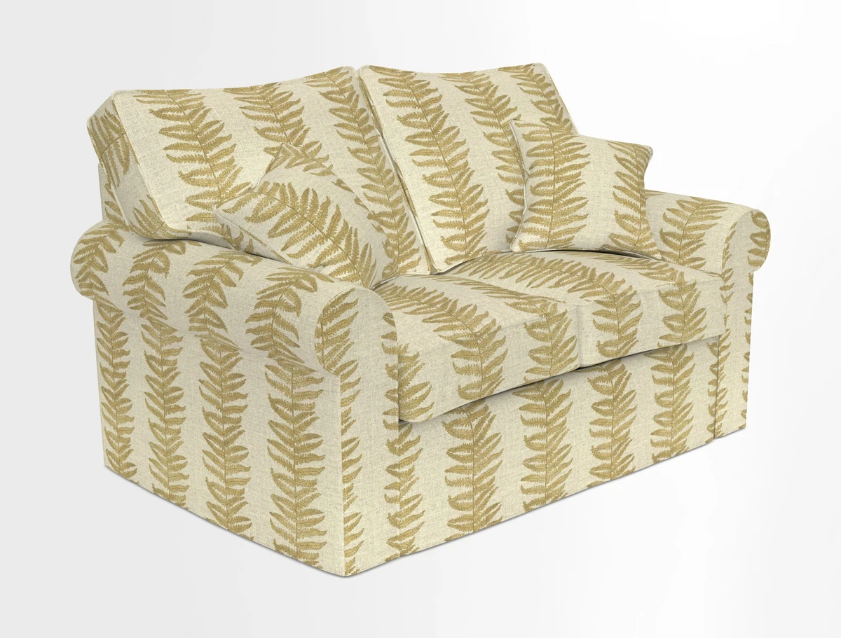 Upperton 2.5 Seater Sofa in Two Tone Plain Biscuit