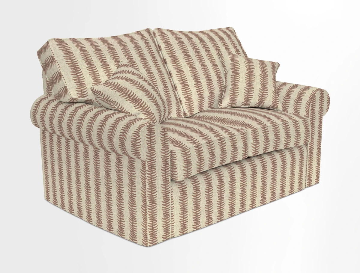 Upperton 2.5 Seater Sofa in Two Tone Plain Biscuit