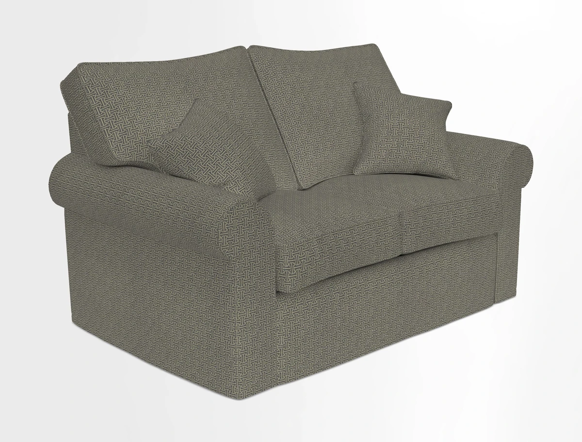Upperton 2.5 Seater Sofa in Two Tone Plain Biscuit