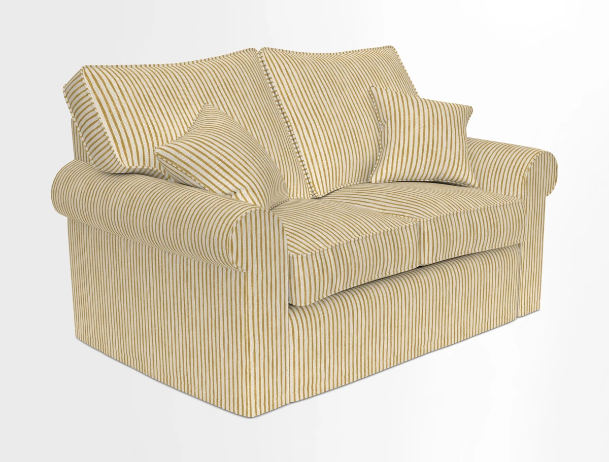 Upperton 2.5 Seater Sofa in Two Tone Plain Biscuit