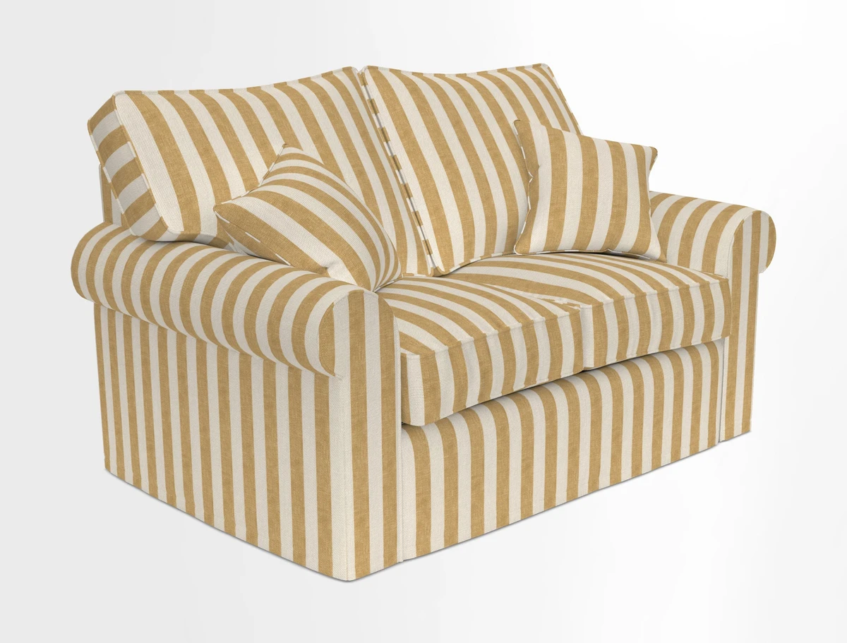 Upperton 2.5 Seater Sofa in Two Tone Plain Biscuit