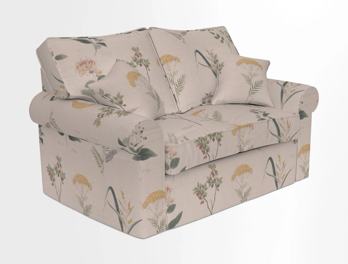 Upperton 2.5 Seater Sofa in Two Tone Plain Biscuit