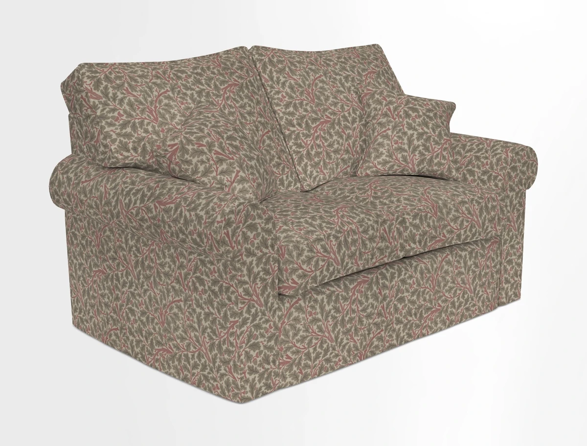 Upperton 2.5 Seater Sofa in Two Tone Plain Biscuit