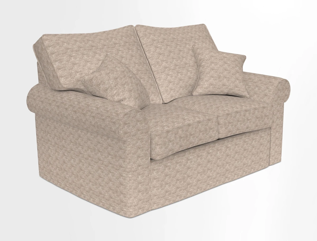 Upperton 2.5 Seater Sofa in Two Tone Plain Biscuit