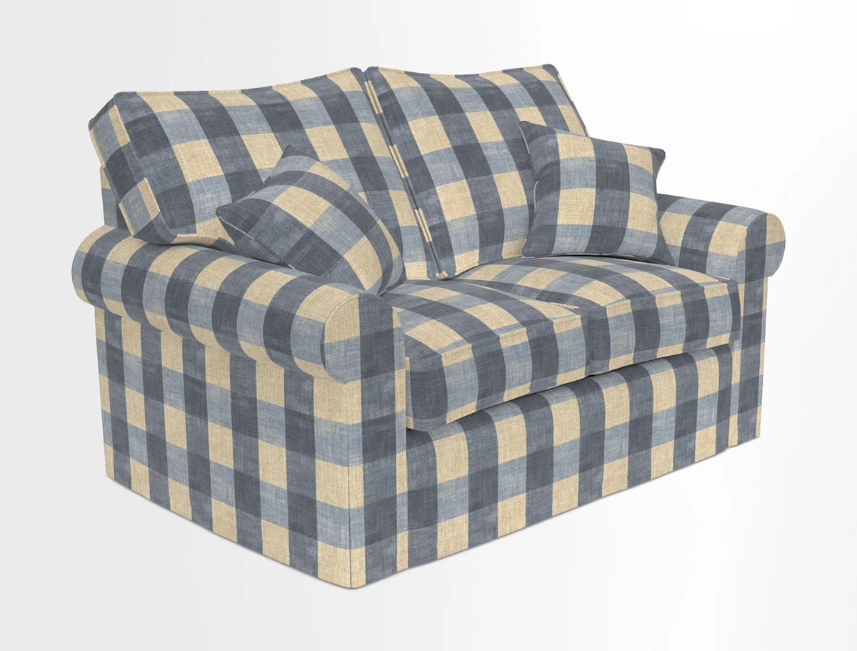 Upperton 2.5 Seater Sofa in Two Tone Plain Biscuit