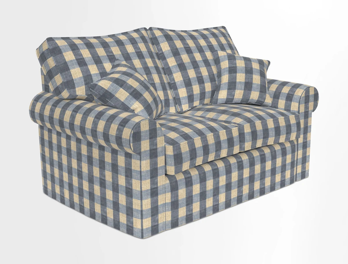 Upperton 2.5 Seater Sofa in Two Tone Plain Biscuit
