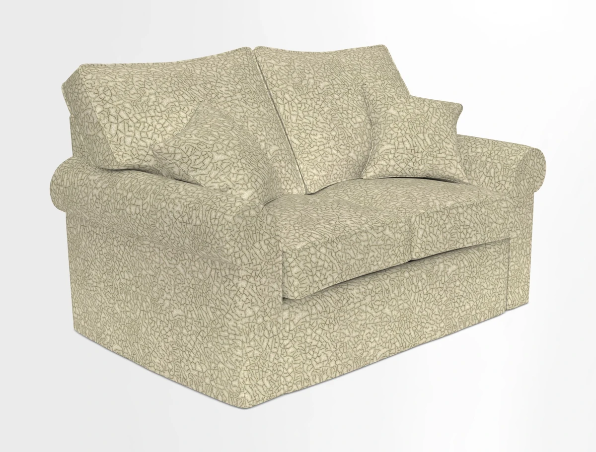 Upperton 2.5 Seater Sofa in Two Tone Plain Biscuit