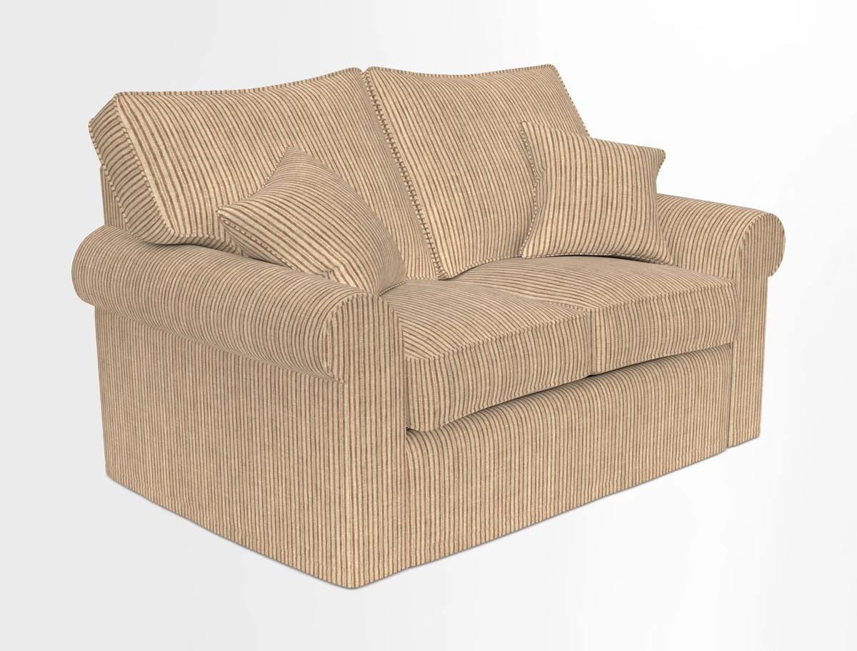 Upperton 2.5 Seater Sofa in Two Tone Plain Biscuit