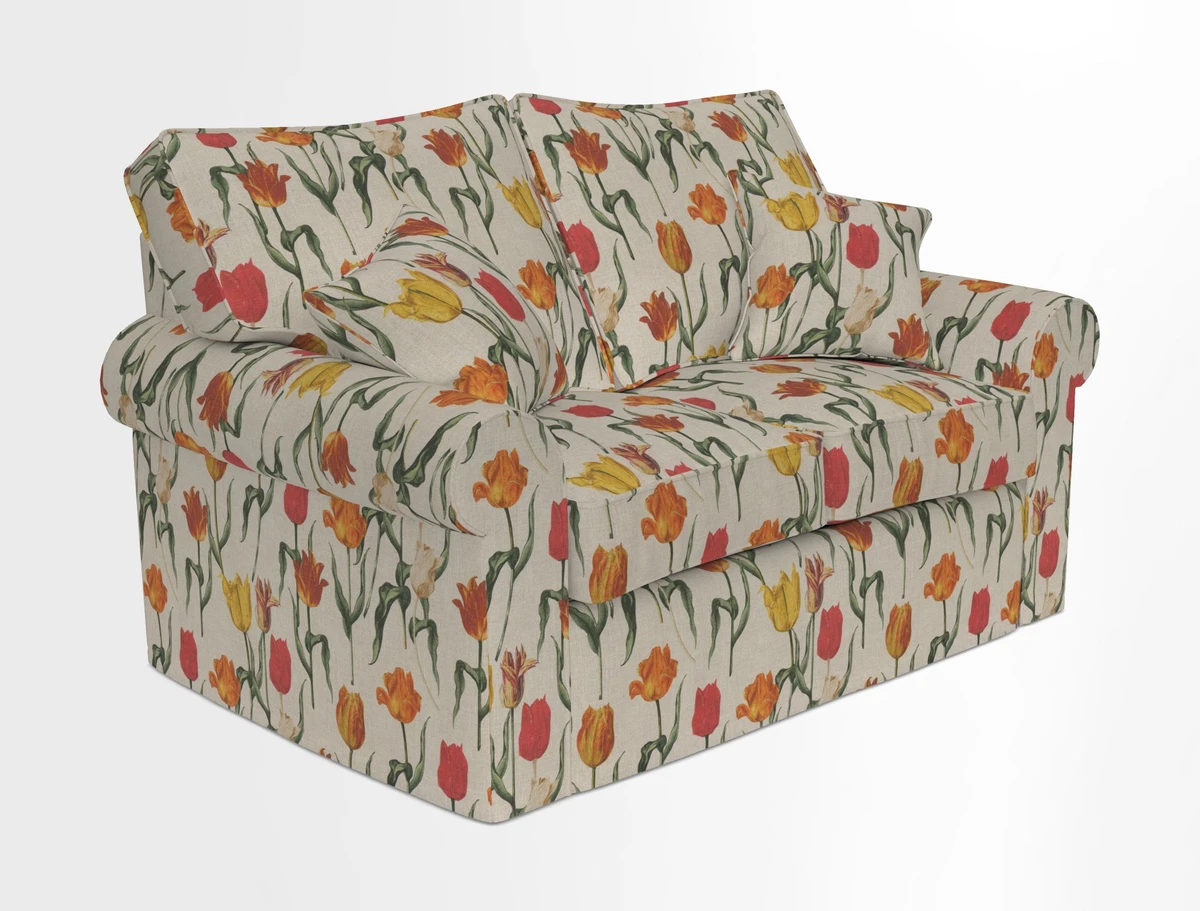Upperton 2.5 Seater Sofa in Two Tone Plain Biscuit