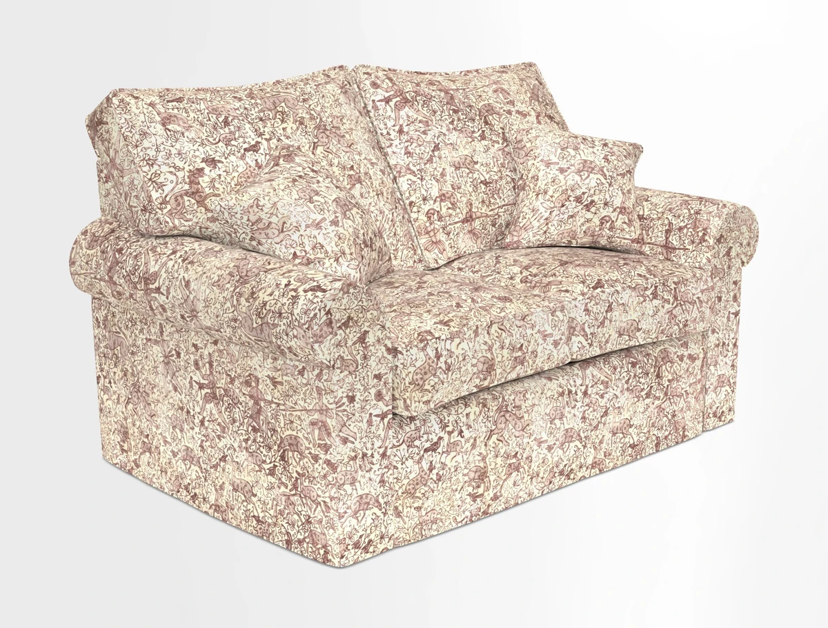 Upperton 2.5 Seater Sofa in Two Tone Plain Biscuit