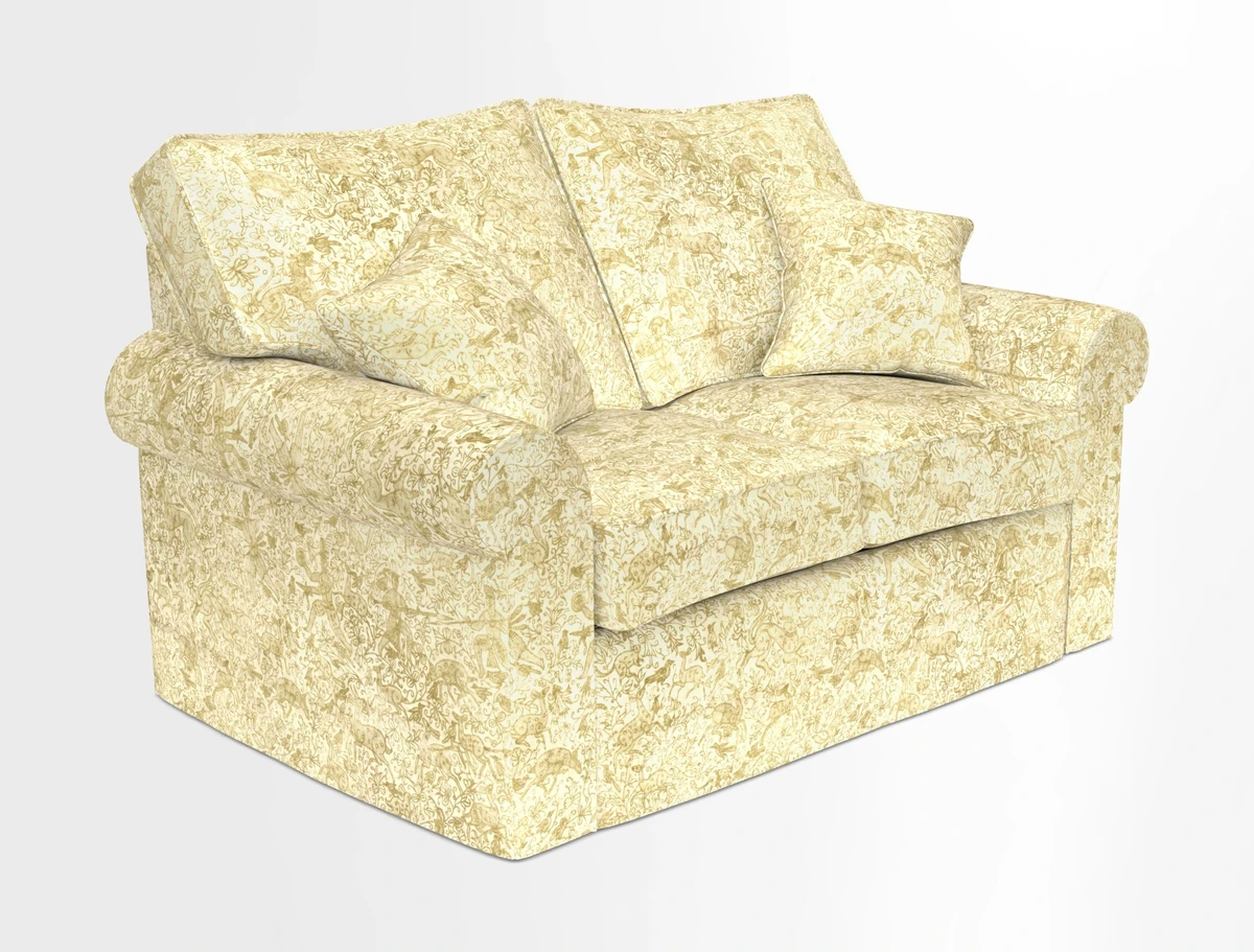 Upperton 2.5 Seater Sofa in Two Tone Plain Biscuit