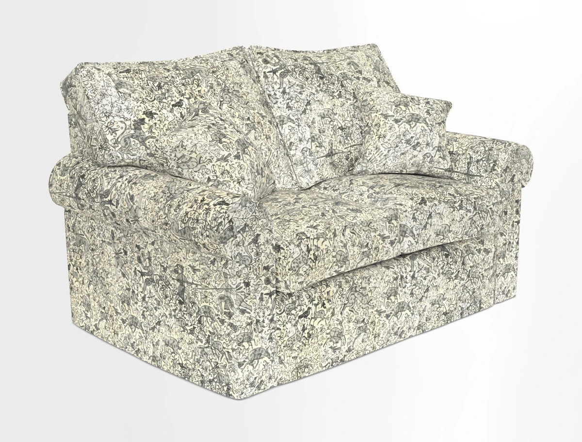 Upperton 2.5 Seater Sofa in Two Tone Plain Biscuit