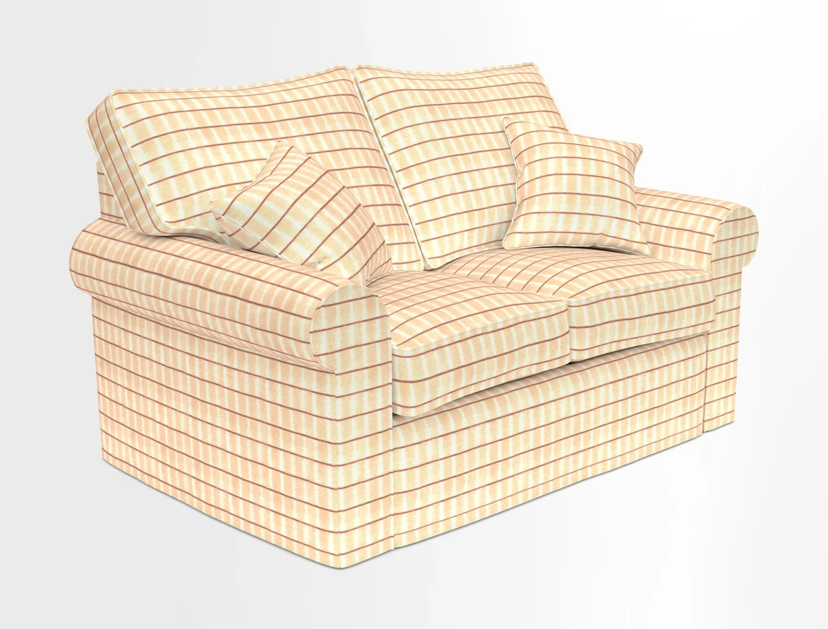 Upperton 2.5 Seater Sofa in Two Tone Plain Biscuit