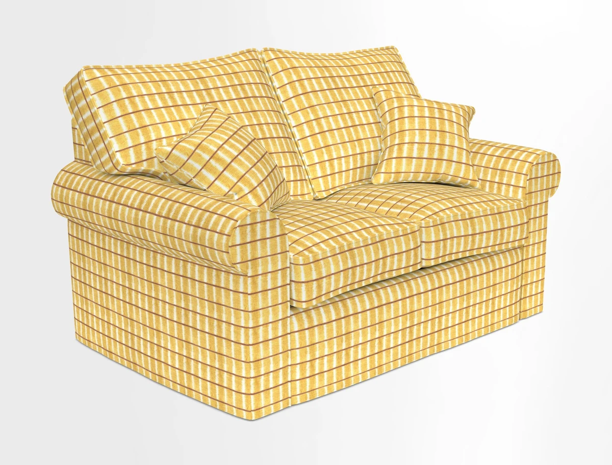Upperton 2.5 Seater Sofa in Two Tone Plain Biscuit
