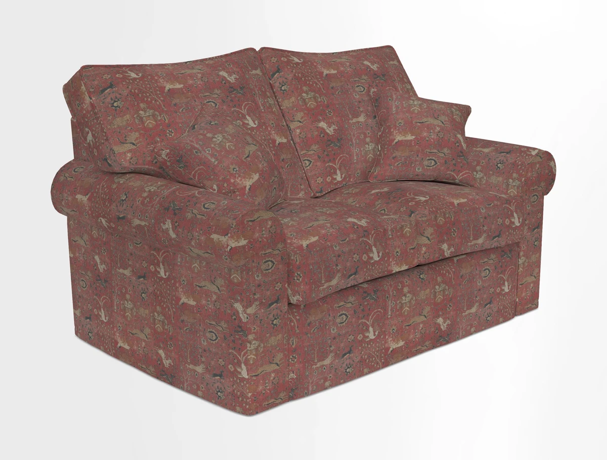 Upperton 2.5 Seater Sofa in Two Tone Plain Biscuit