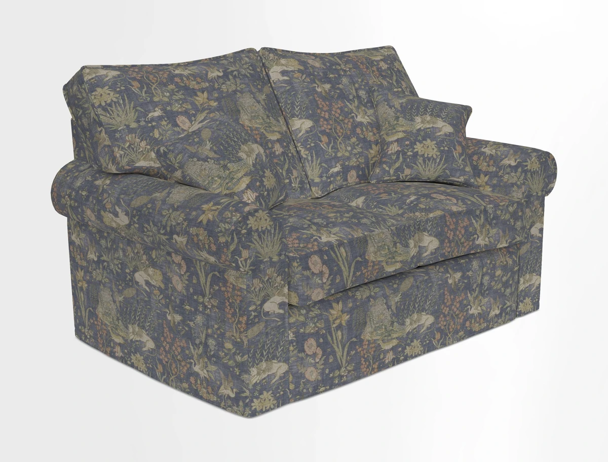 Upperton 2.5 Seater Sofa in Two Tone Plain Biscuit