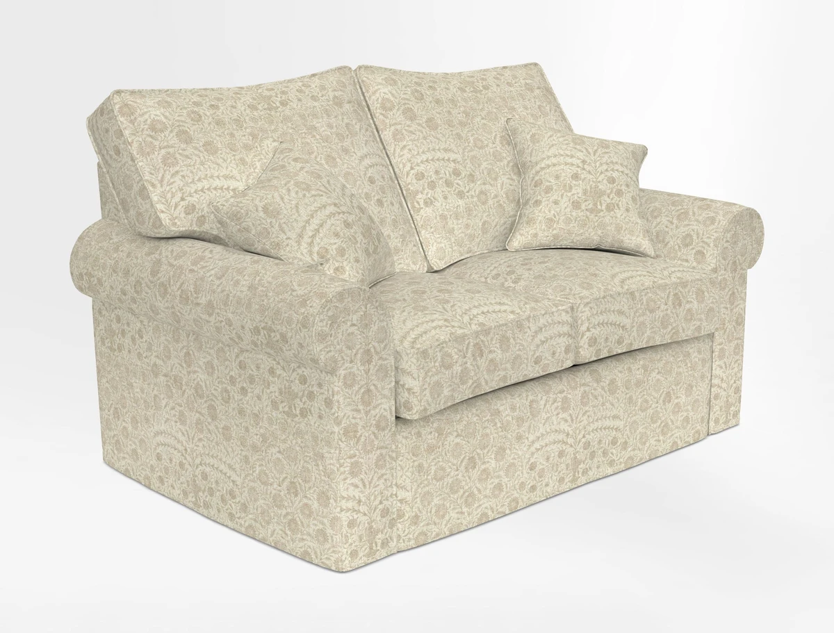 Upperton 2.5 Seater Sofa in Two Tone Plain Biscuit