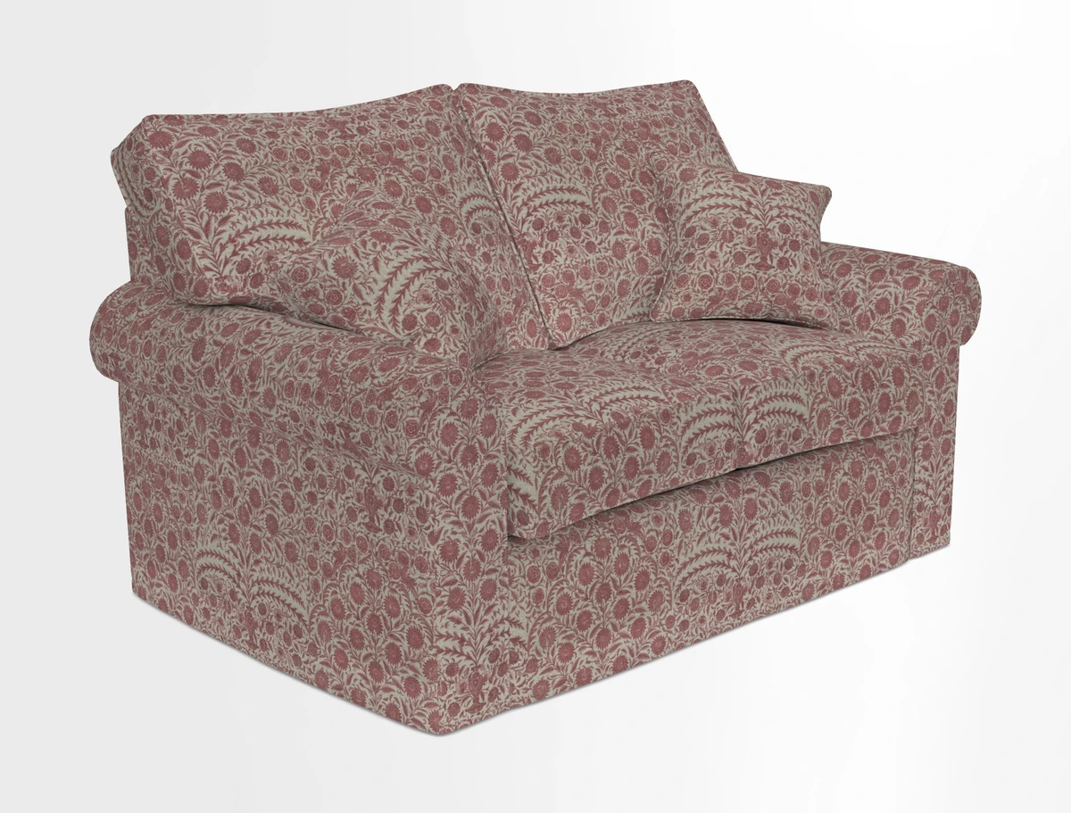 Upperton 2.5 Seater Sofa in Two Tone Plain Biscuit