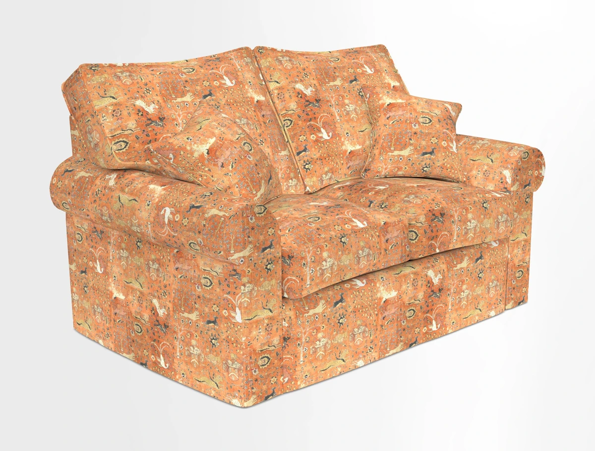 Upperton 2.5 Seater Sofa in Two Tone Plain Biscuit