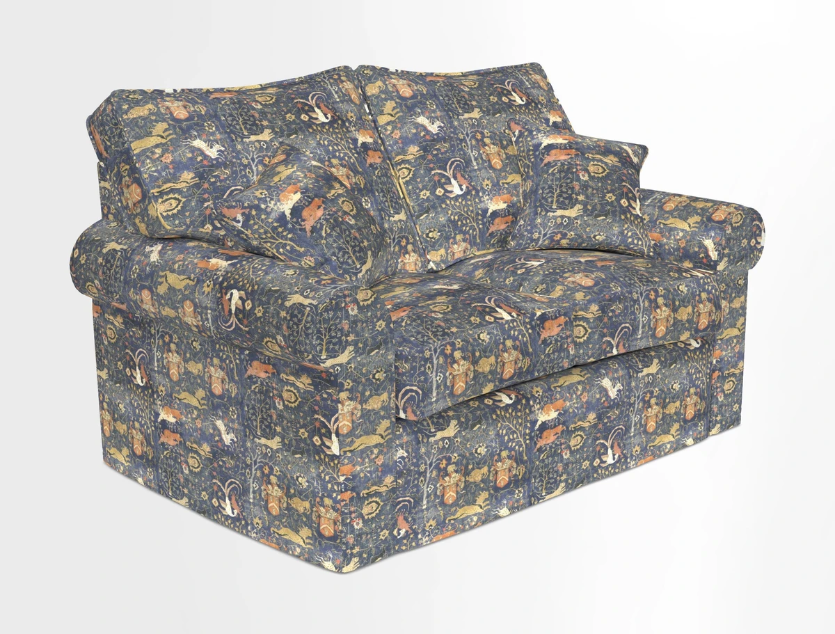 Upperton 2.5 Seater Sofa in Two Tone Plain Biscuit