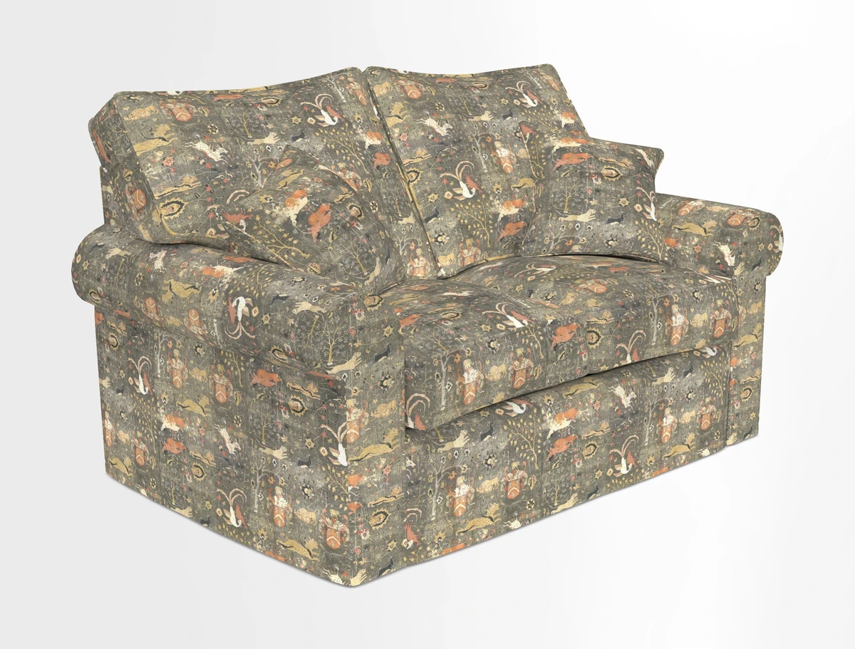 Upperton 2.5 Seater Sofa in Two Tone Plain Biscuit