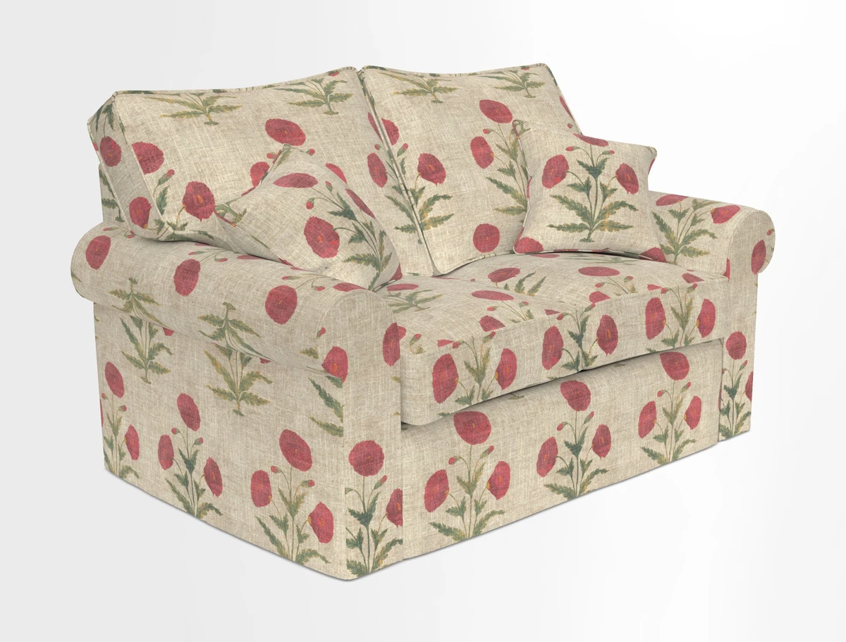 Upperton 2.5 Seater Sofa in Two Tone Plain Biscuit