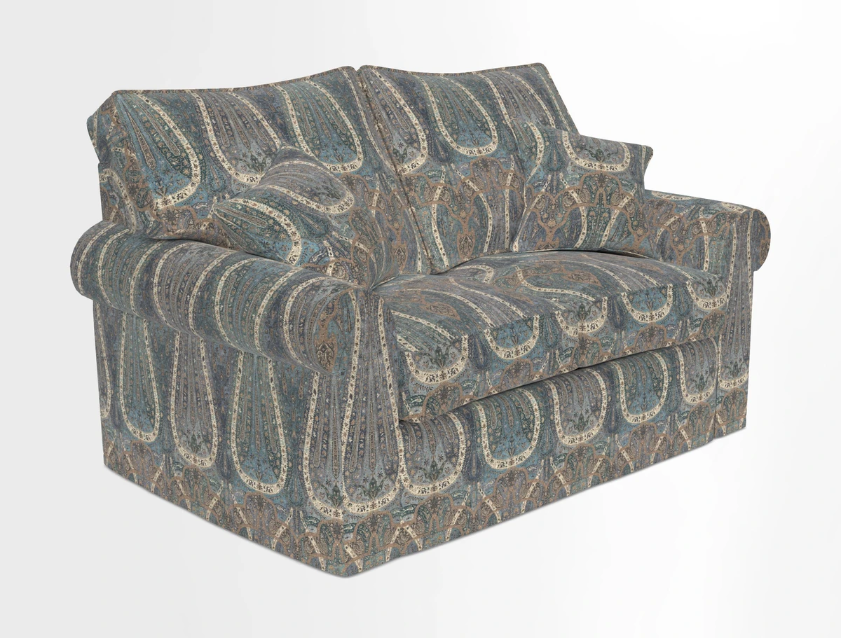 Upperton 2.5 Seater Sofa in Two Tone Plain Biscuit