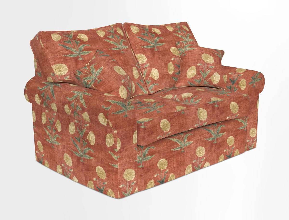 Upperton 2.5 Seater Sofa in Two Tone Plain Biscuit