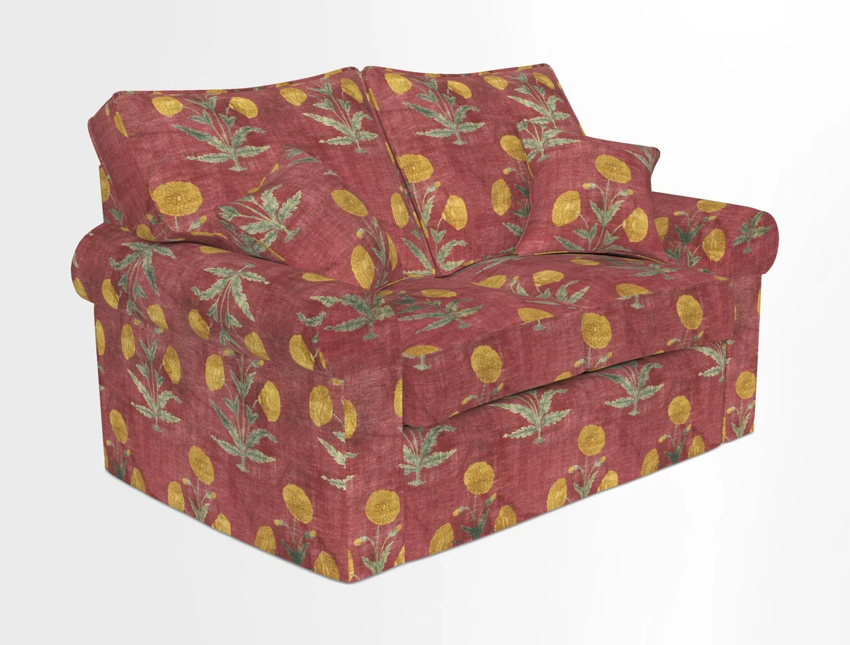 Upperton 2.5 Seater Sofa in Two Tone Plain Biscuit