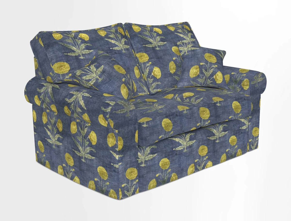 Upperton 2.5 Seater Sofa in Two Tone Plain Biscuit