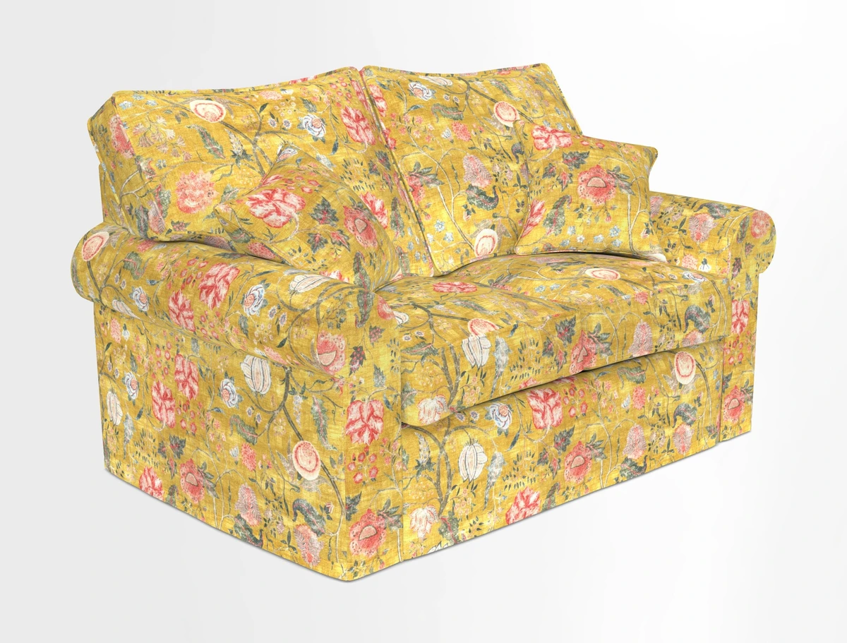 Upperton 2.5 Seater Sofa in Two Tone Plain Biscuit