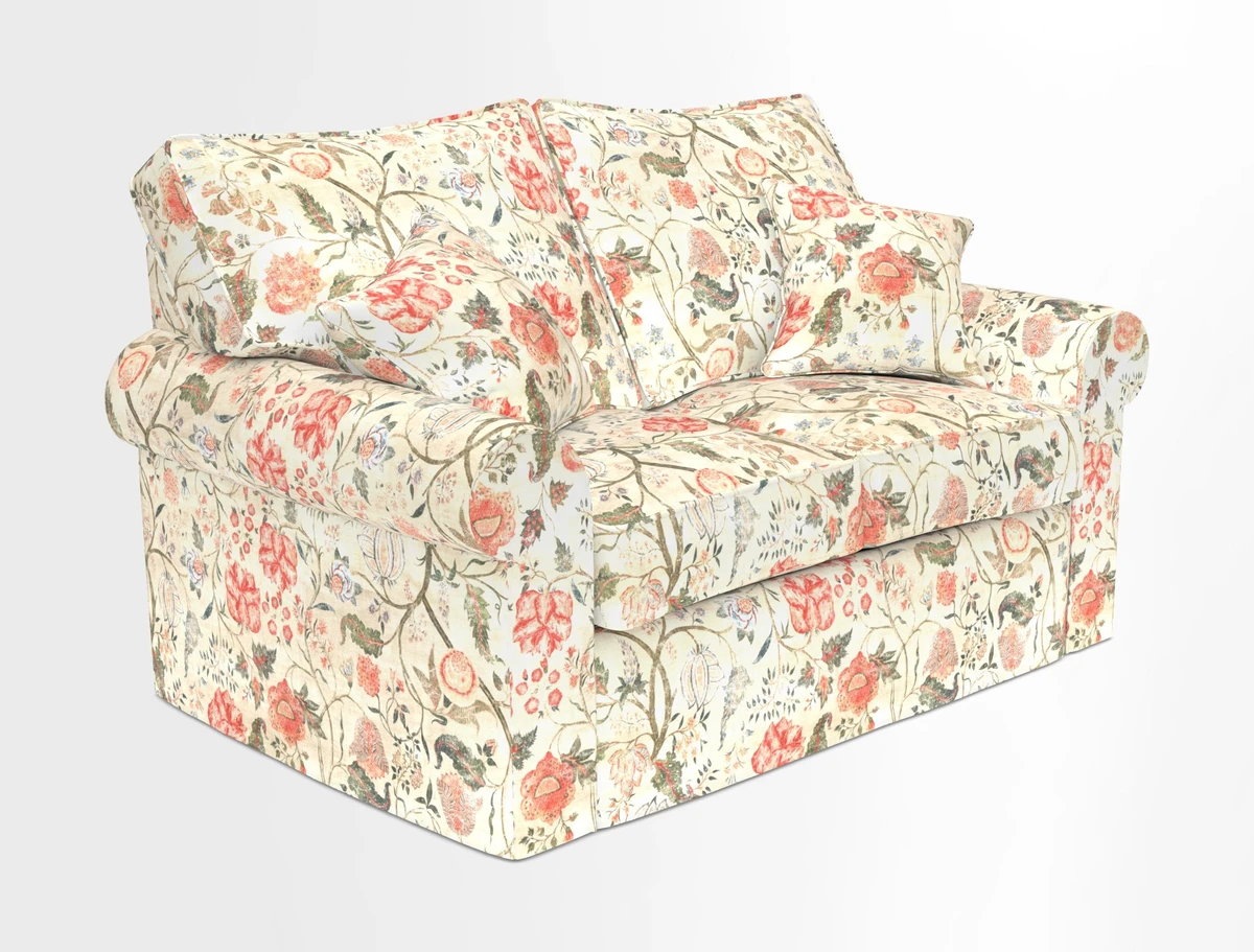Upperton 2.5 Seater Sofa in Two Tone Plain Biscuit
