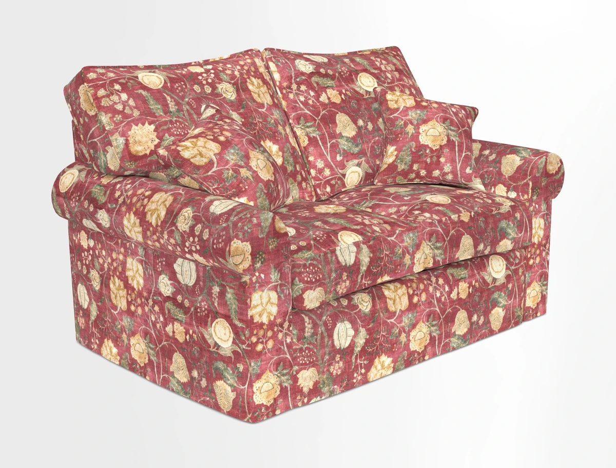Upperton 2.5 Seater Sofa in Two Tone Plain Biscuit