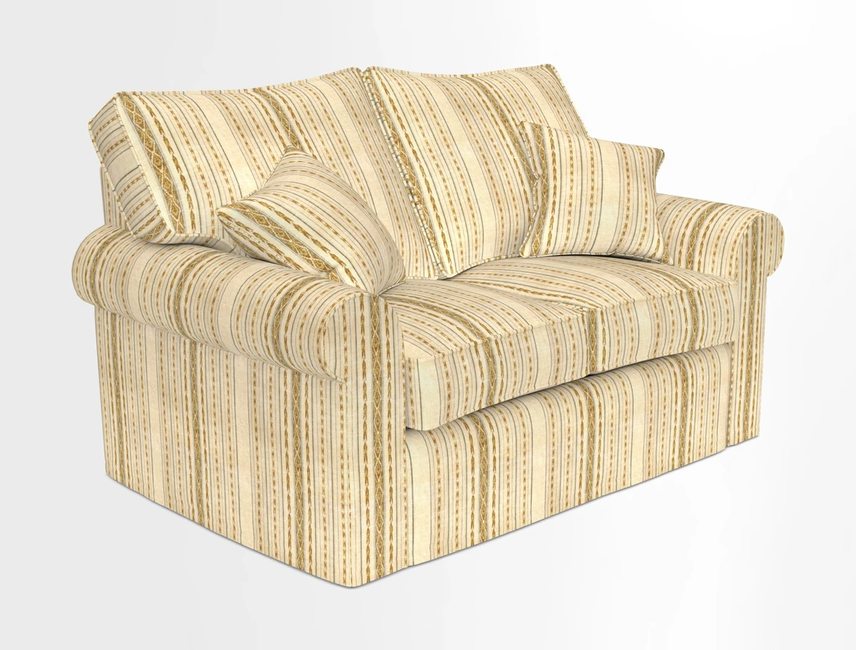 Upperton 2.5 Seater Sofa in Two Tone Plain Biscuit