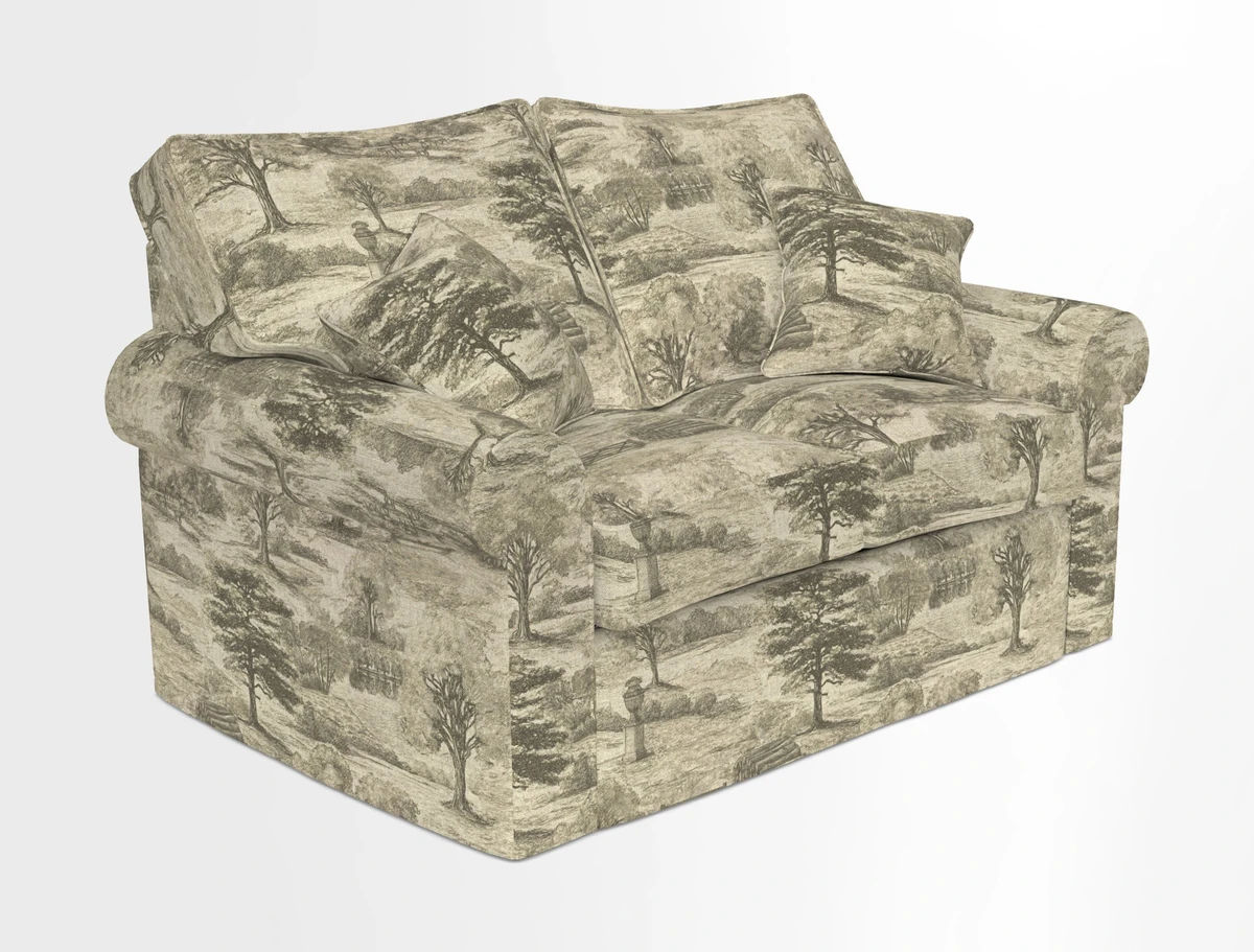 Upperton 2.5 Seater Sofa in Two Tone Plain Biscuit