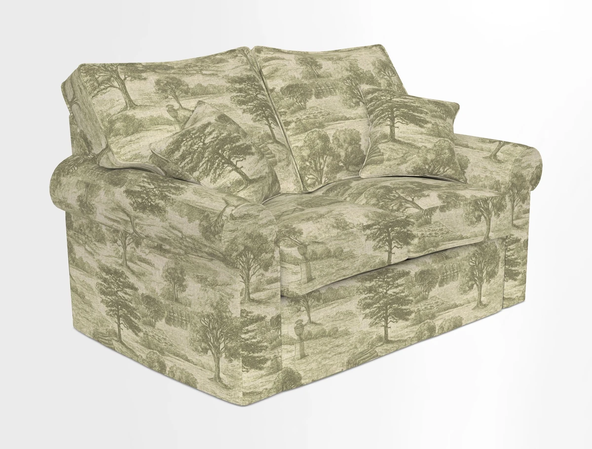 Upperton 2.5 Seater Sofa in Two Tone Plain Biscuit
