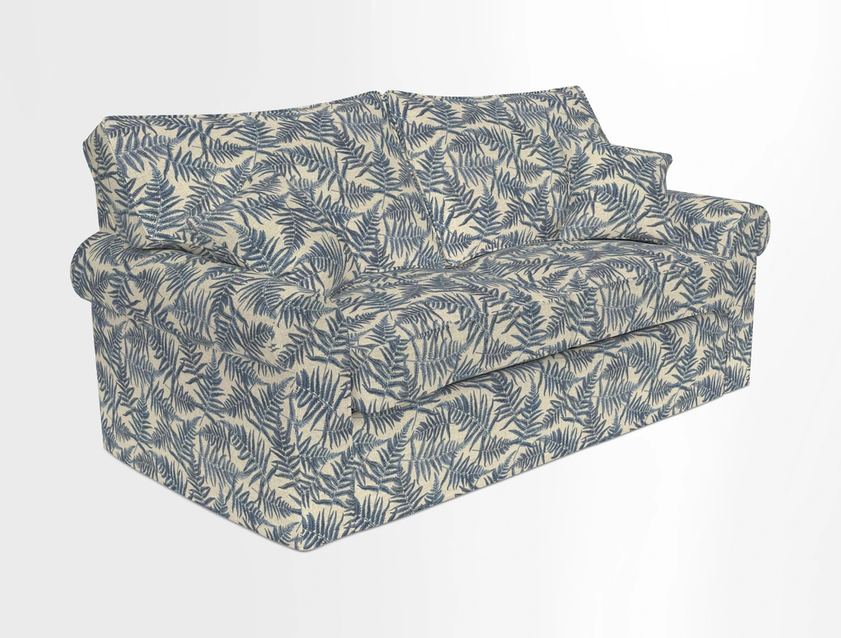 Upperton Sofa Bed in Floral Linen Even So Verde