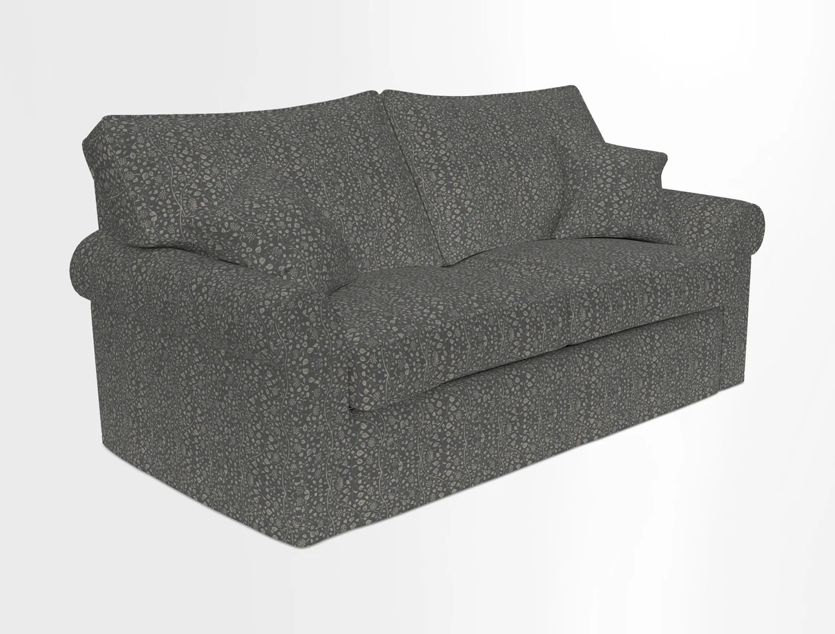 Upperton Sofa Bed in Floral Linen Even So Verde