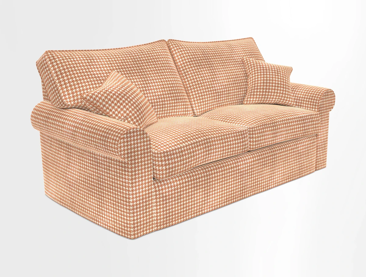Upperton Sofa Bed in Floral Linen Even So Verde