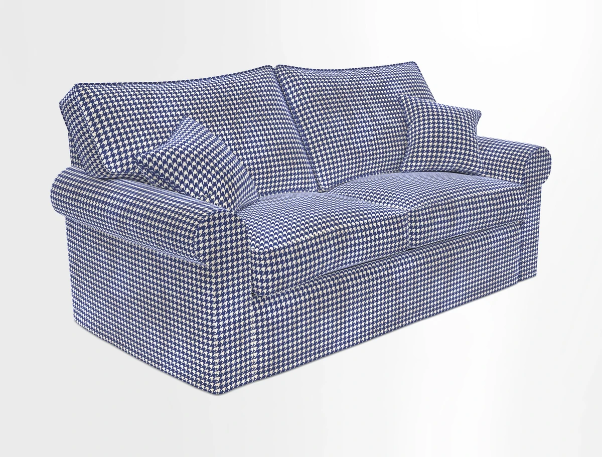 Upperton Sofa Bed in Floral Linen Even So Verde
