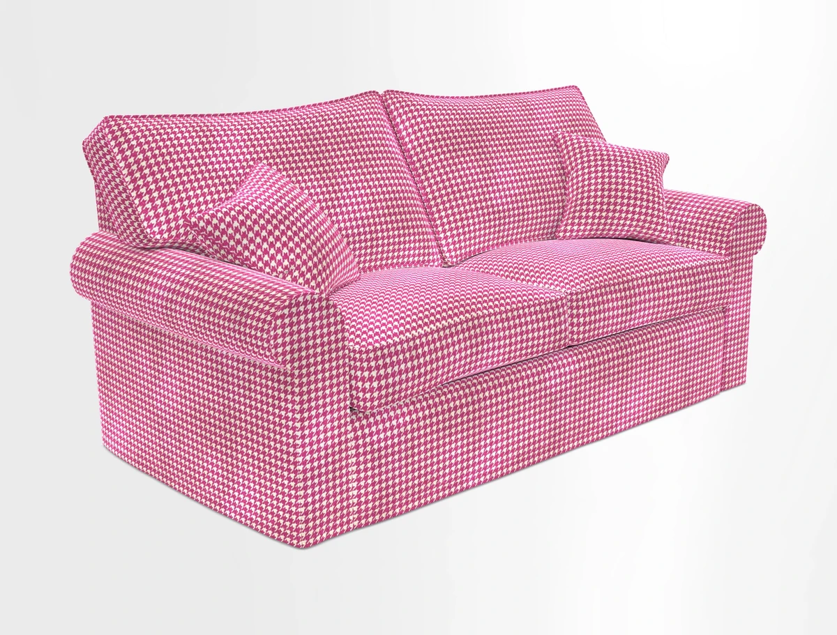 Upperton Sofa Bed in Floral Linen Even So Verde